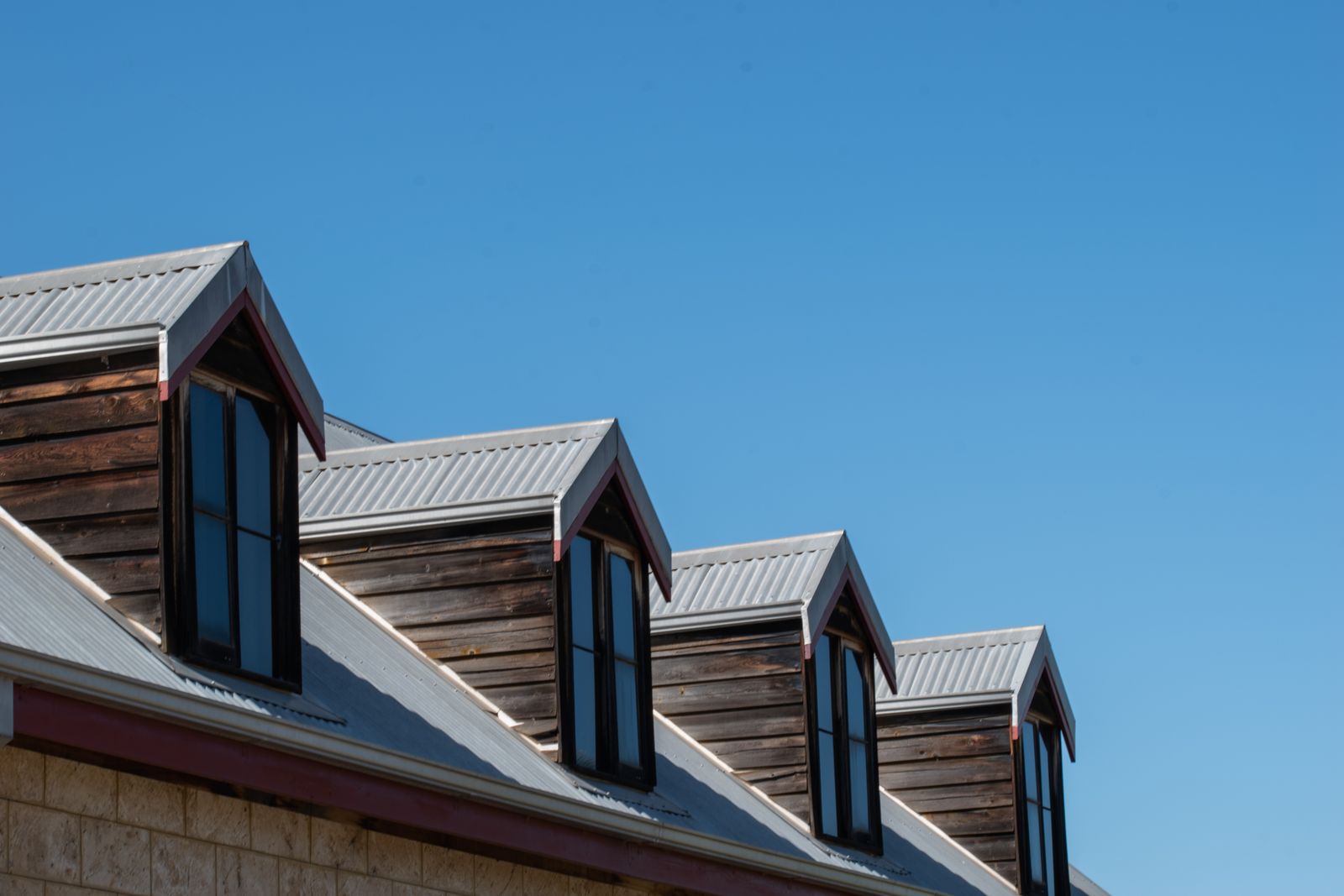 Metal roofing detail